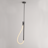 ΚΡΕΜΑΣΤΟ Φ/Σ LED 12W 3000K 536LM MALPO ΜΕΤΑΛΛΙΚΟ + ΣΙΛΙΚΟΝΗ IP20 L18.5*H150