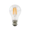 LED FILAMENT B22 A60 8W 2700K 230V AC 890LM RA80 30000H 360°