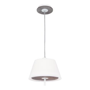ΚΡΕΜ Φ/Σ 1ΧE27 ΑΠΟΧ ΤΣΙΜ MDF+ΛΕΥΚ ΜΕΤΑΛΛΟ+ΥΦΑΣΜ Φ28ΧΗ80CM